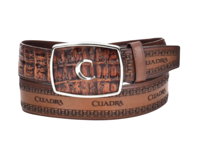 CUADRA FUSCUS BELLY HONEY CAIMAN BELT BC171 – The Little Ranch