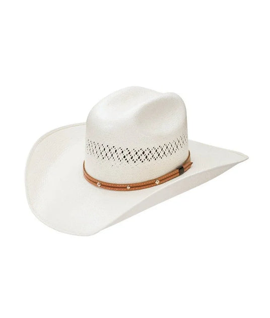 Stetson Elmhurst Straw Cowboy Hat – Ivory, Unisex, Brand New With Tags
