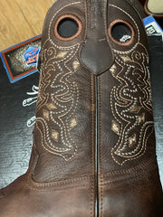 Wild West Boots Men's Hombre WALNUT Leather Square Toe Boots 818