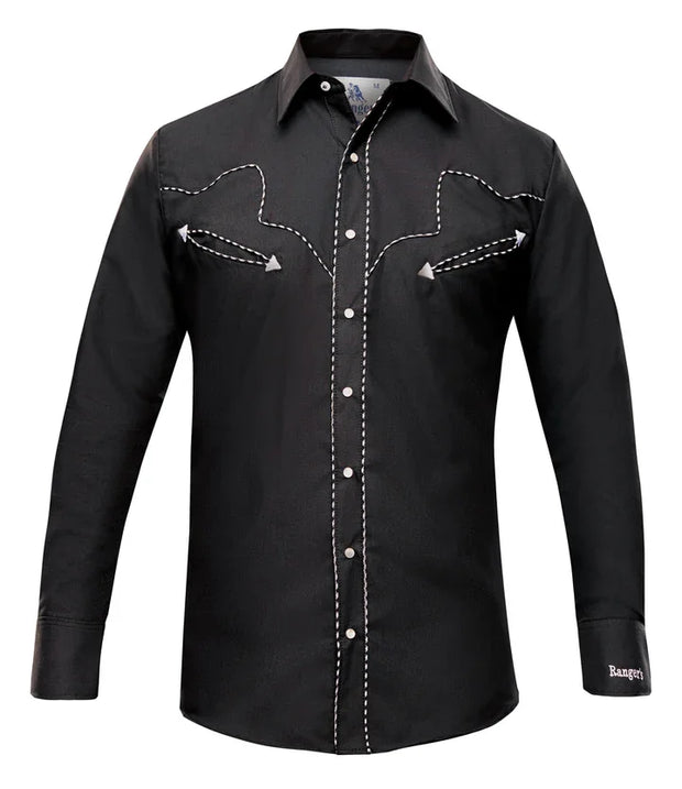 Rangers Camisa Vaquera Marca Black