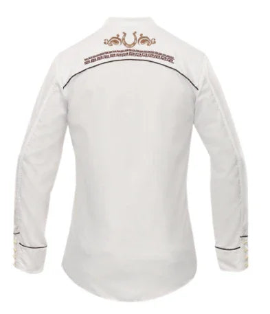 Camisa Charra Ranger's Color Blanco