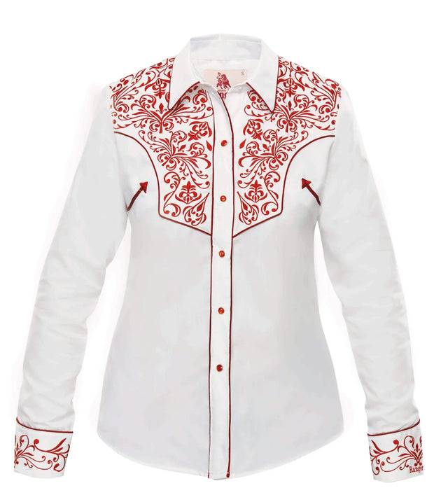 Camisa Vaquera Dama Color Blanco 046DA01