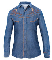 Rafael Amaya Western Style Shirt Mezclilla / Denim Shirt