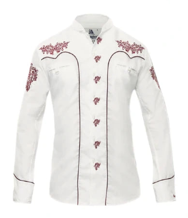 Camisa Charra Caballero  Color Blanco 061CA01