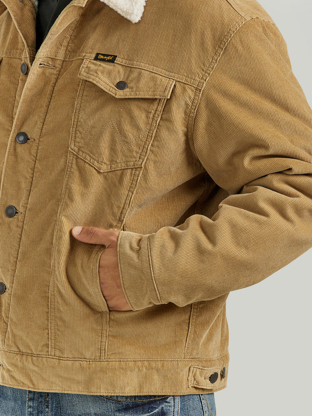 Wrangler® Cowboy Cut® Sherpa Lined Corduroy Jacket