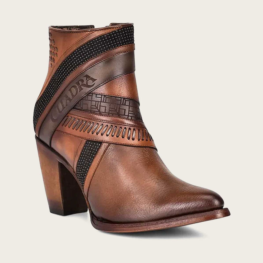 [RECTO] / ☆ 24FW CASSANDRA ANKLE BOOTS / RED BROWN Cuadra Women's Short Boot Brown – ELP Western