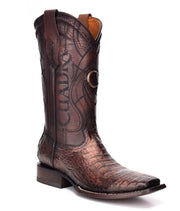 Cuadra Mens Square Toe Caiman Paris Cafe Cowboy Boot CU456