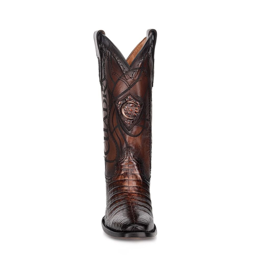 Cuadra Brown Dress Cowboy Exotic Caiman Leather Boots For Men 3C1NFY C – The Little Ranch