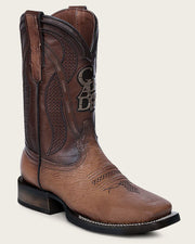 Cuadra Mens Western Rodeo Honey Ostrich Boot CU863