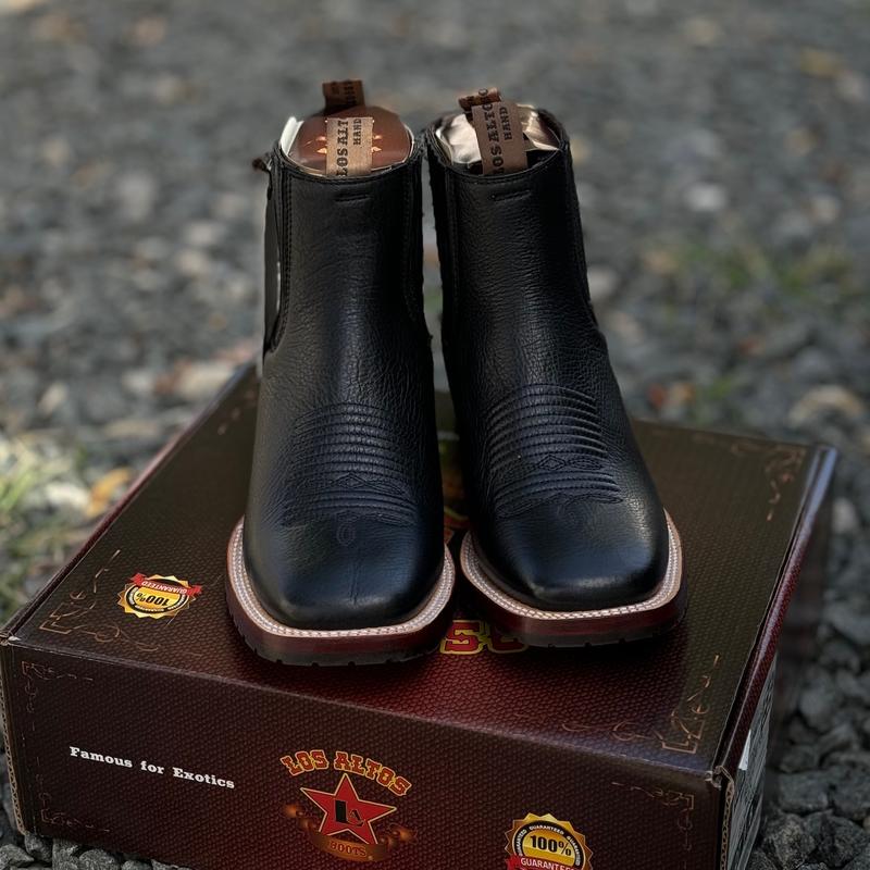 BOTIN LOS ALTOS BOOTS 82TB BLACK – The Little Ranch