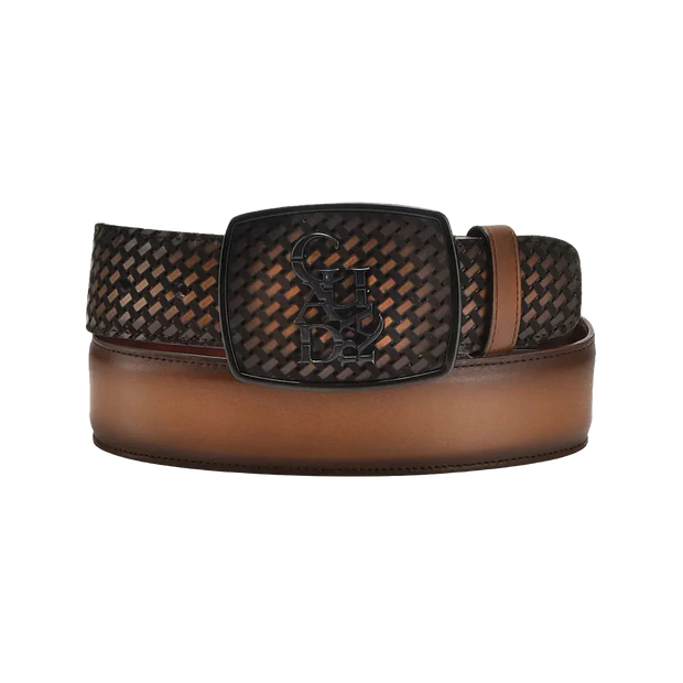 Cuadra Men's Bovine Honey Brown Western Belt BC343