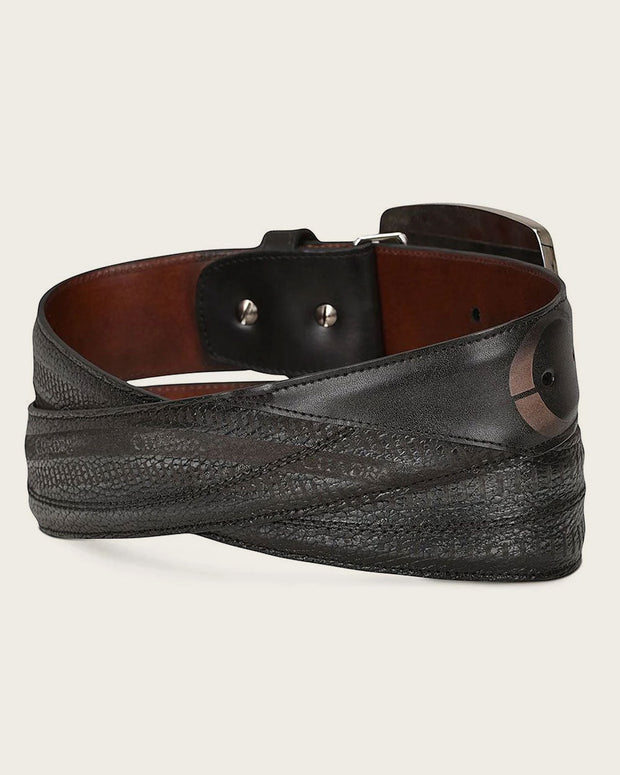 Cuadra Men BC282 Leather Grey Belt