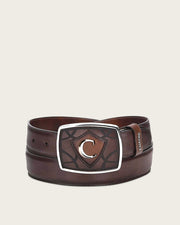 Cuadra Mens Genuine Bovine Leather Belt - BC158