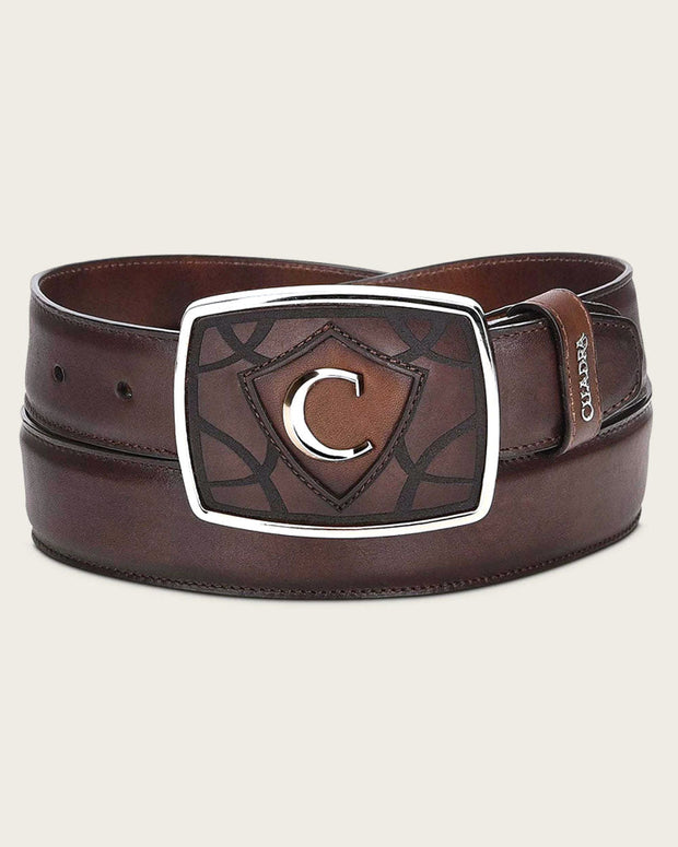 Cuadra Mens Genuine Bovine Leather Belt - BC158