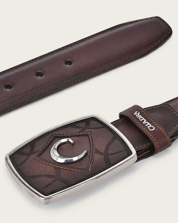 Cuadra Mens Genuine Bovine Leather Belt - BC158