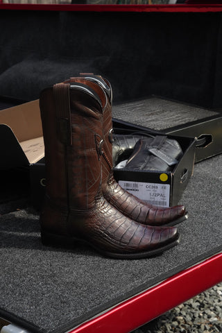 Cuadra Mens Alligator Mississippi Lomo Mocha CC271