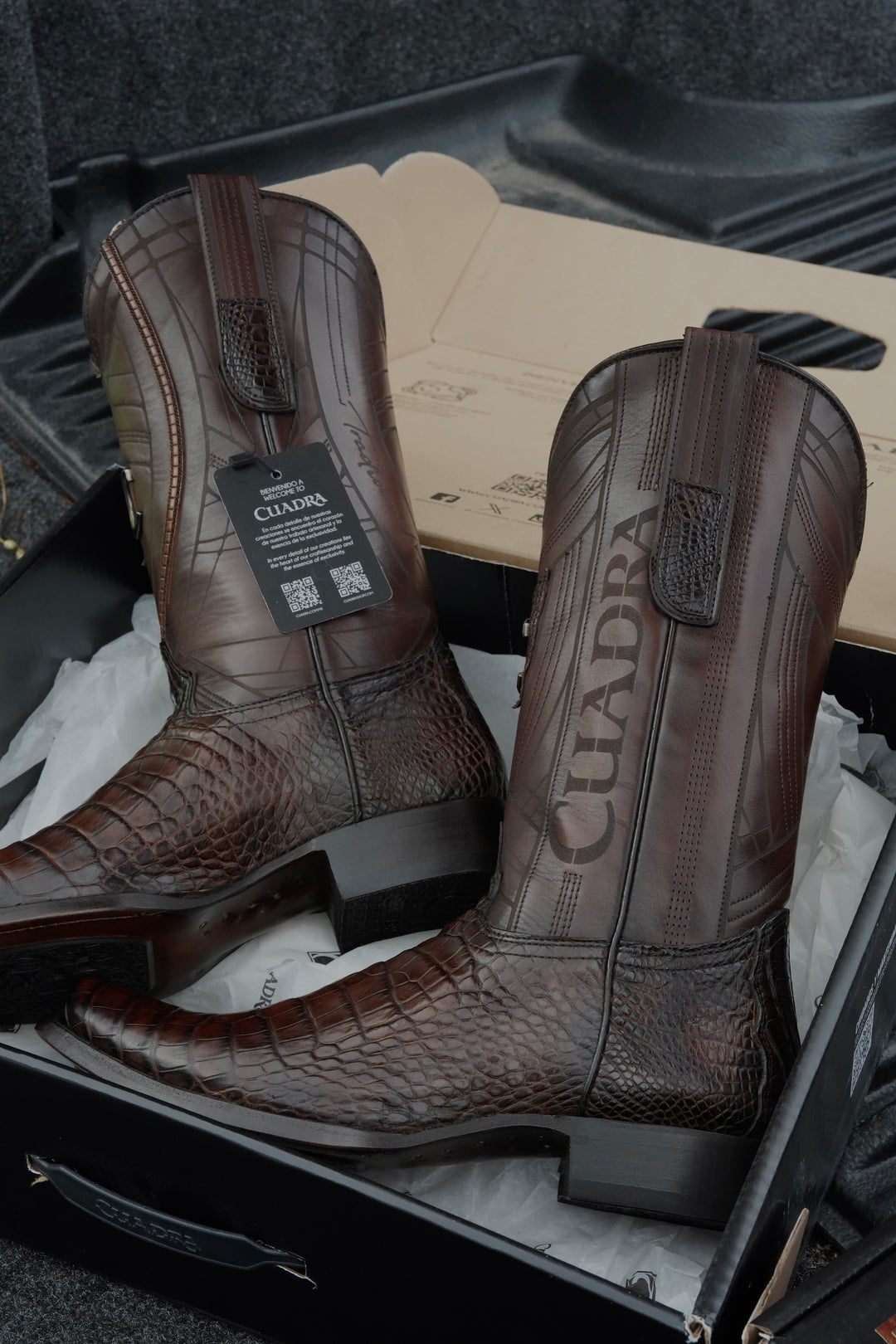 Cuadra Mens Alligator Mississippi Lomo Mocha CC271 – The Little Ranch