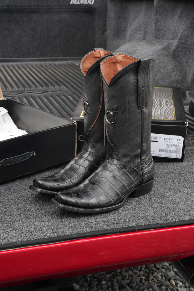 Cuadra Mens Alligator Mississippi Lomo Black CC269 – The Little Ranch