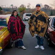 Gaban Poncho Virgen De Guadalupe ROJO Oscuro