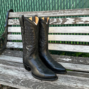 Men's Star Boots 13" Black Cowboy Boot M7000