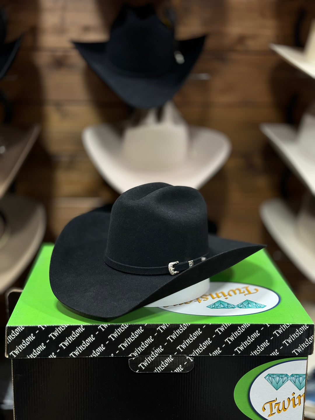 Twinstone 6X Fur Felt Texas Black Cowboy Hat – The Little Ranch