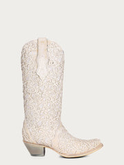 CORRAL C4050 LADIES WHITE GLITTER BOOT