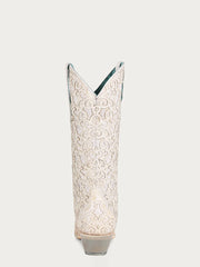 CORRAL C4050 LADIES WHITE GLITTER BOOT