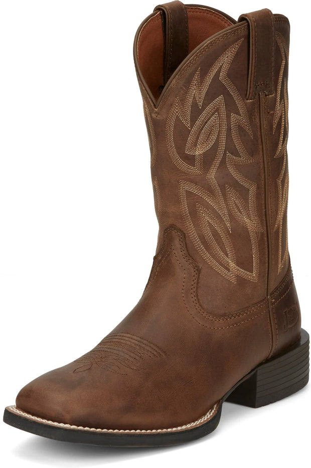 Justin Men's Canter Dusky Brown Square Toe Boots SE7510