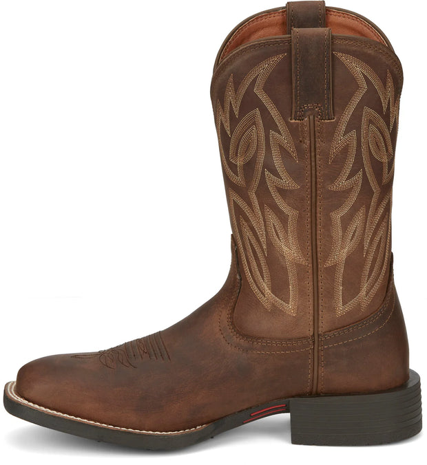 Justin Men's Canter Dusky Brown Square Toe Boots SE7510