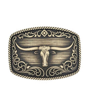 Montana Silversmiths Longhorn Legend Heritage Attitude Buckle