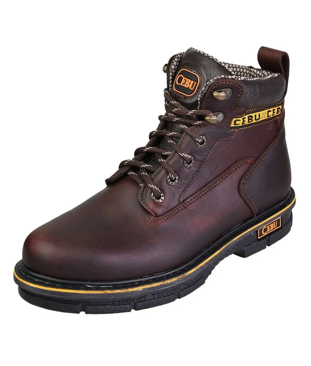 Cebu Mens Bmx Steel Toe 6" Work Boot