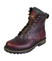 Cebu Mens Tk Lacer Soft Toe 8" Work Boots