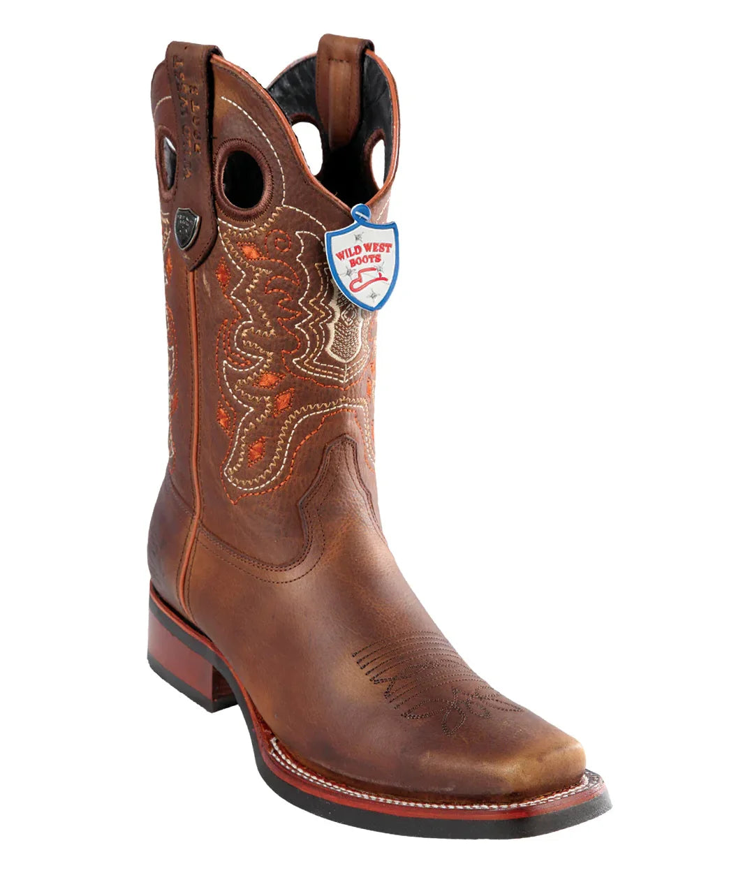 Wild West Boots Mens Rage Rodeo Honey Rubber Sole 819 – The Little