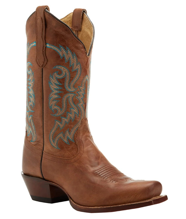 Nocona Womens Bluebonnet Tan Snip Toe Western Boots