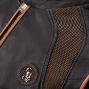 CUADRA Men's Black Lamb Leather Casual Vest