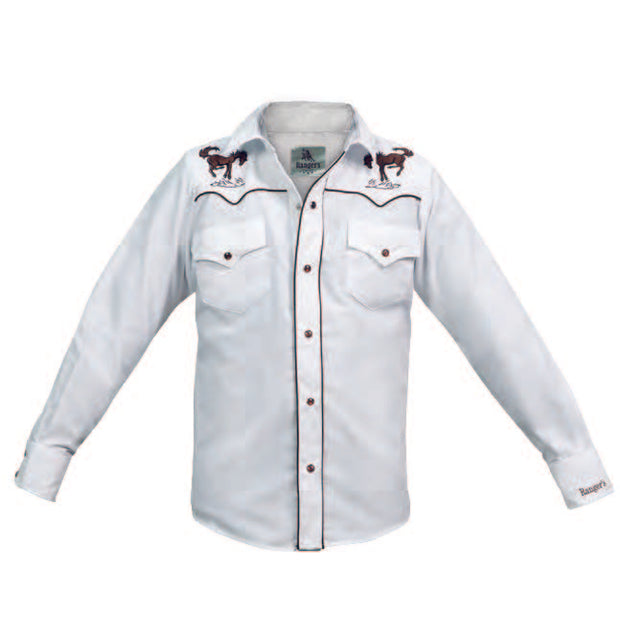 Camisa Charra Niño 022NO01 Blanco