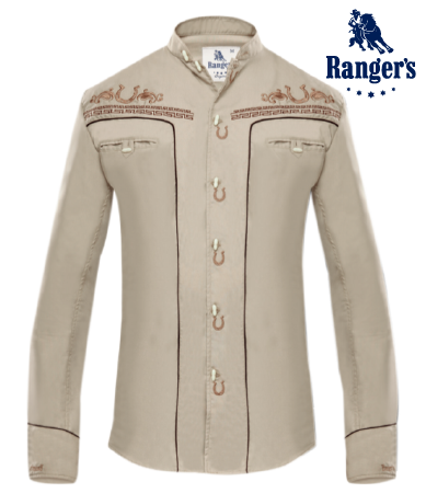 Camisa Charra Ranger's 030CA01 Color Khaki