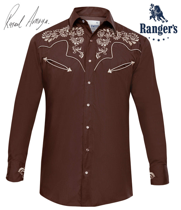 Rafael Amaya Western Style Long Sleeve Shirts - 084CA01