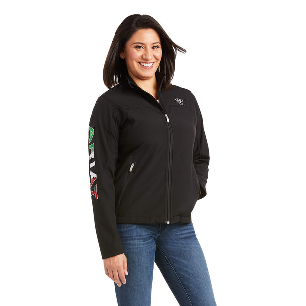 ARIAT LADIES JACKET Classic Team Mexico Softshell Water Resistant