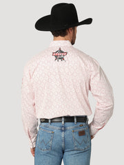 PBR Logo Long Sleeve Print Western Snap Shirt