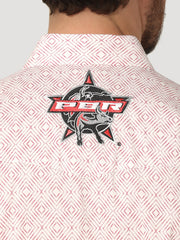 PBR Logo Long Sleeve Print Western Snap Shirt