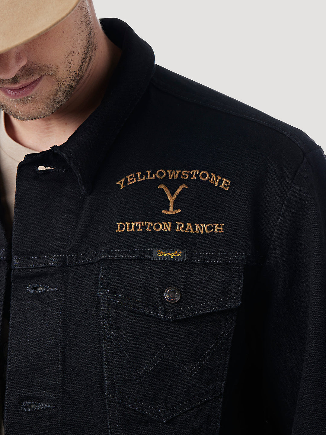 初期 ブラックアイパッチ LOGO TAPE DENIM RANCH COAT 初期 ブラックアイパッチ LOGO TAPE DENIM RANCH COAT