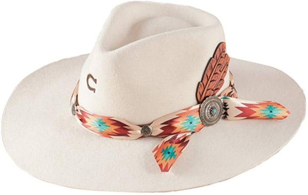 Charlie 1 Horse Women's Hat - Navajo - Felt / Wool - Ivory