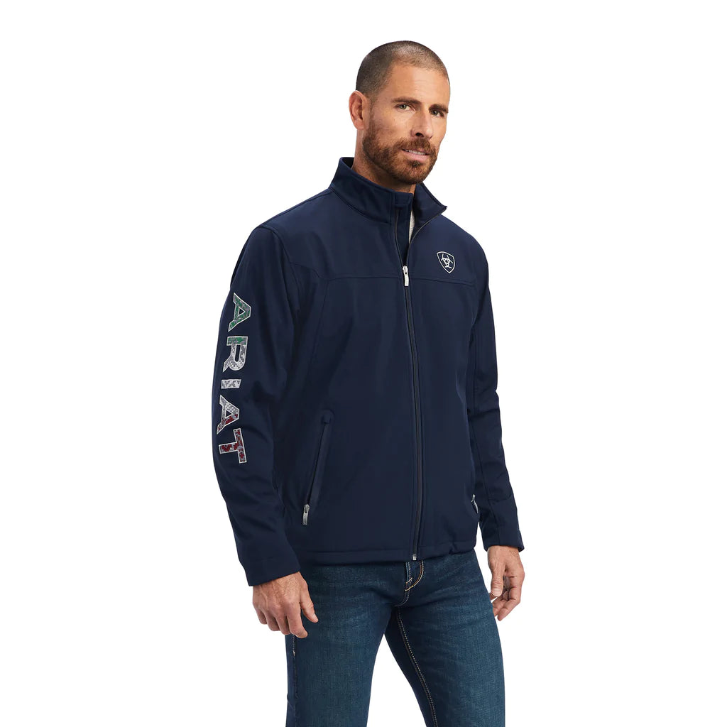 Red white and 2025 blue ariat jacket