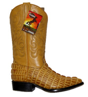 Potrero Boots Crocodile Print Buttercup
