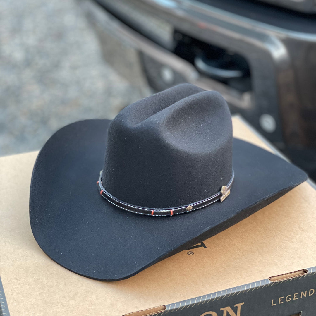 Stetson Powder River 4X Buffalo Fur Felt Hat Black – The Little Ranch