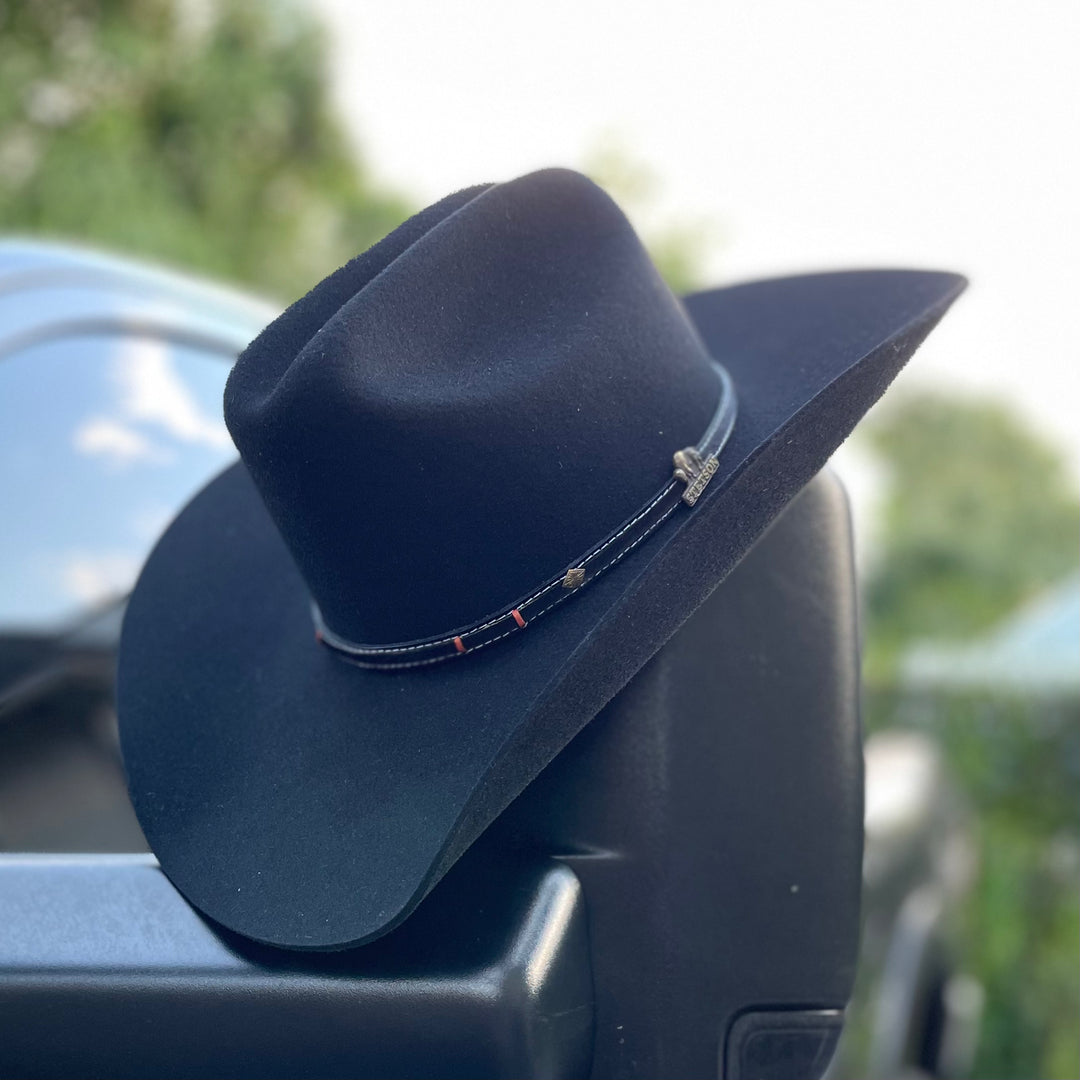 Stetson Powder River 4X Buffalo Fur Felt Hat Black – The Little Ranch