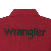 MP1350R - Wrangler® Logo Long Sleeve Shirt - Savvyred