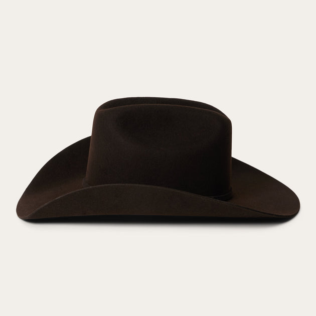 STETSON MEN'S 4X CORRAL CHOCOLATE WOOL FELT COWBOY HAT – The Little Ranch