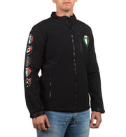 American Fighter Men's Diego Mexico Eagle Softshell Mock Zip Up Jacket - 331OW150
